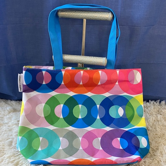Marimekko Handbags - Clinique Colorful Circle Design Tote